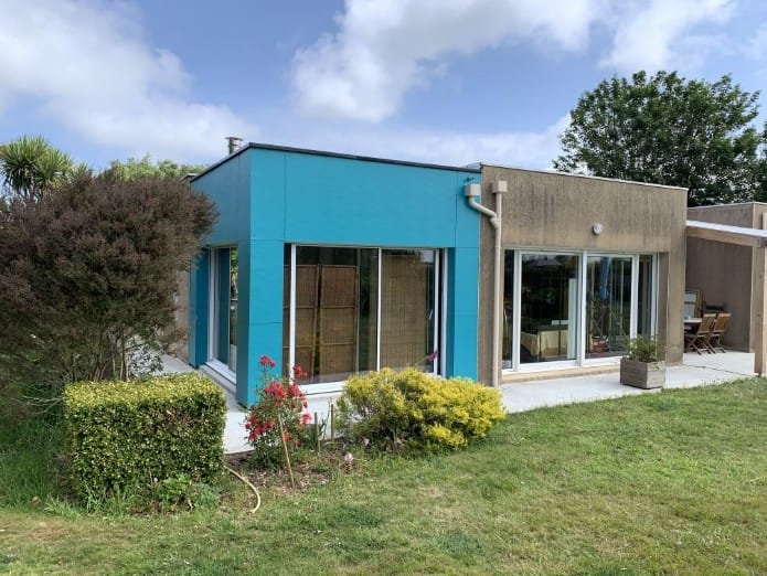 MENUISERIE GELEBART Extension Maison Ossature Bois Ploudalmezeau PHOTO 3 MENUISERIE GELEBART Extension Maison Ossature Bois Ploudalmezeau PHOTO 3