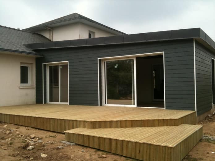 MENUISERIE GELEBART Extension Maison Ossature Bois Ploudalmezeau Photo 4 MENUISERIE GELEBART Extension Maison Ossature Bois Ploudalmezeau Photo 4